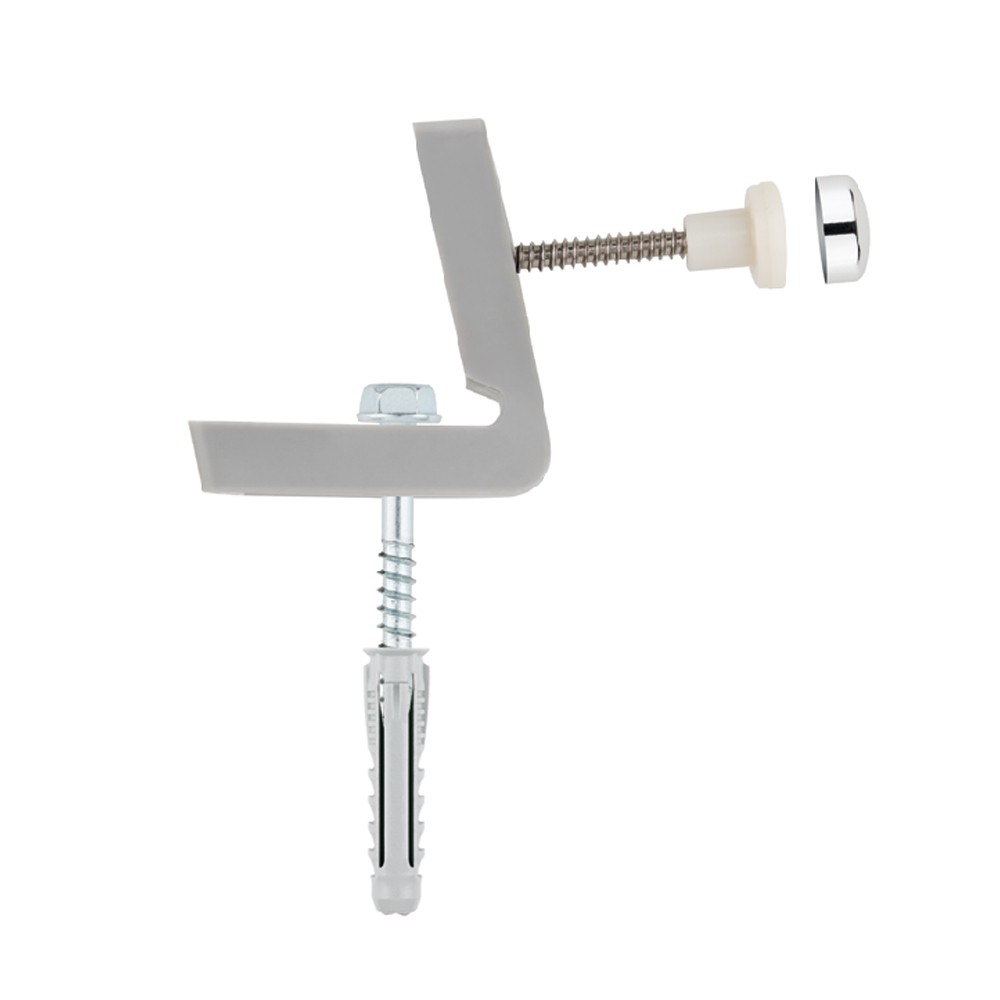 SA-WHM [CP] Soportes de fijación para sanitarios. Fijación WC horizontal multiposición. 2 PCS x KIT